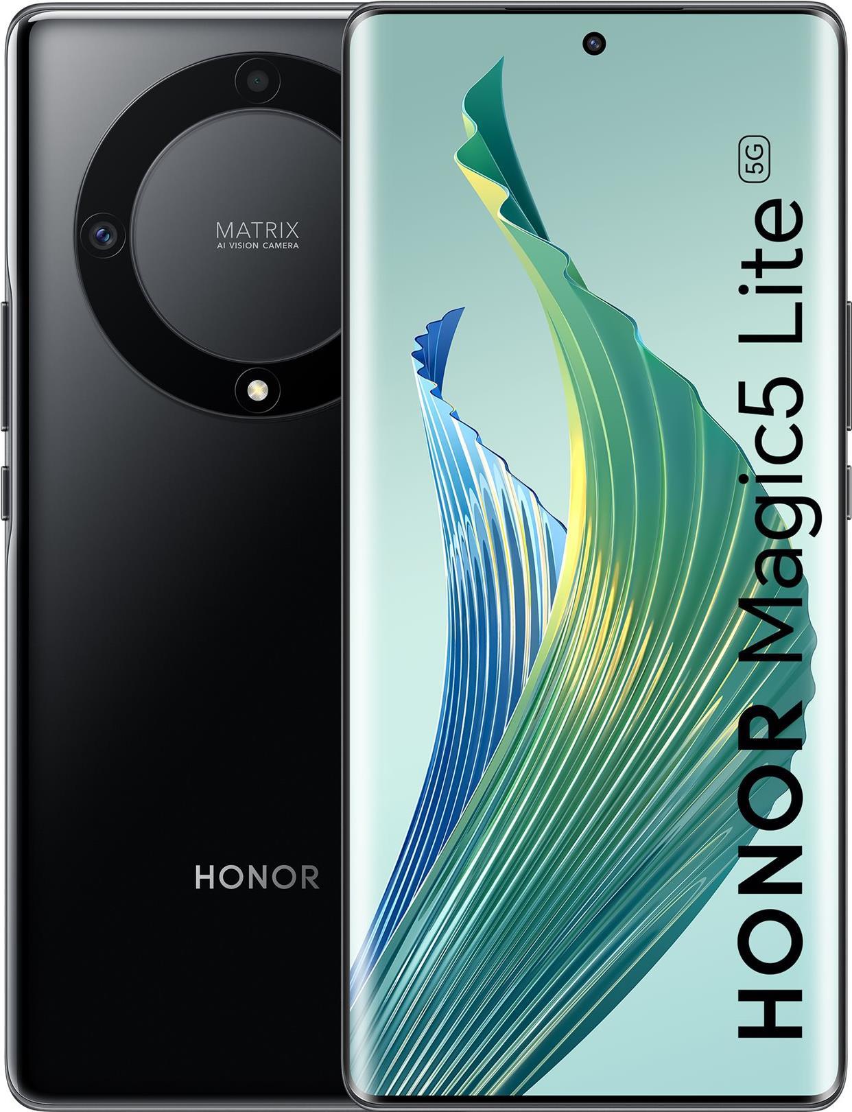 Honor Magic5 Lite 16,9 cm (6.67) Dual-SIM Android 12 5G USB Typ-C 6 GB 128 GB 5100 mAh Schwarz (5109AMAA)