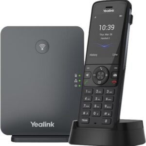 Yealink DECT Telefon VoIP-Telefon Schwarz W78P (W78P)