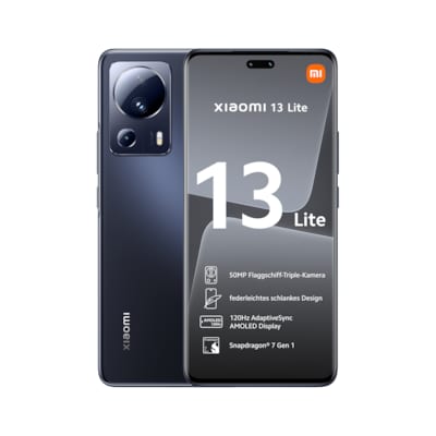 Xiaomi 13 Lite DS 5G 256GB MiUI schwarz EU