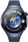 Huawei Watch 4 Pro – Titanium Blue – intelligente Uhr mit Riemen – Verbundmaterial – Blau – Handgelenkgröße: 140-210 mm – Anzeige 3,8 cm (1.5) – 32GB – LTE, NFC, Bluetooth – 4G – 65 g (55020ALW)