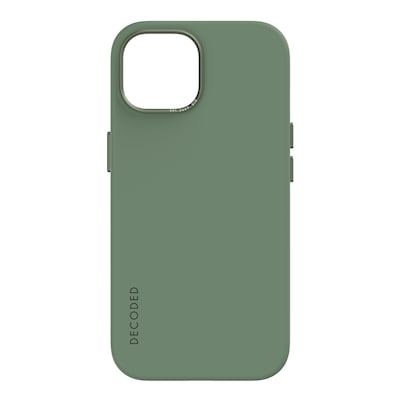 Decoded AntiMicrobial Silicone Backcover iPhone 15 Plus Sage Leaf