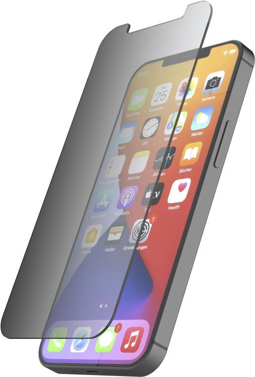 Hama Prime Line Privacy – Blickschutzfolie für Mobiltelefon (Hochformat) für Handy – case friendly – Glas – mit Sichtschutzfilter – durchsichtig – für Apple iPhone 13 mini