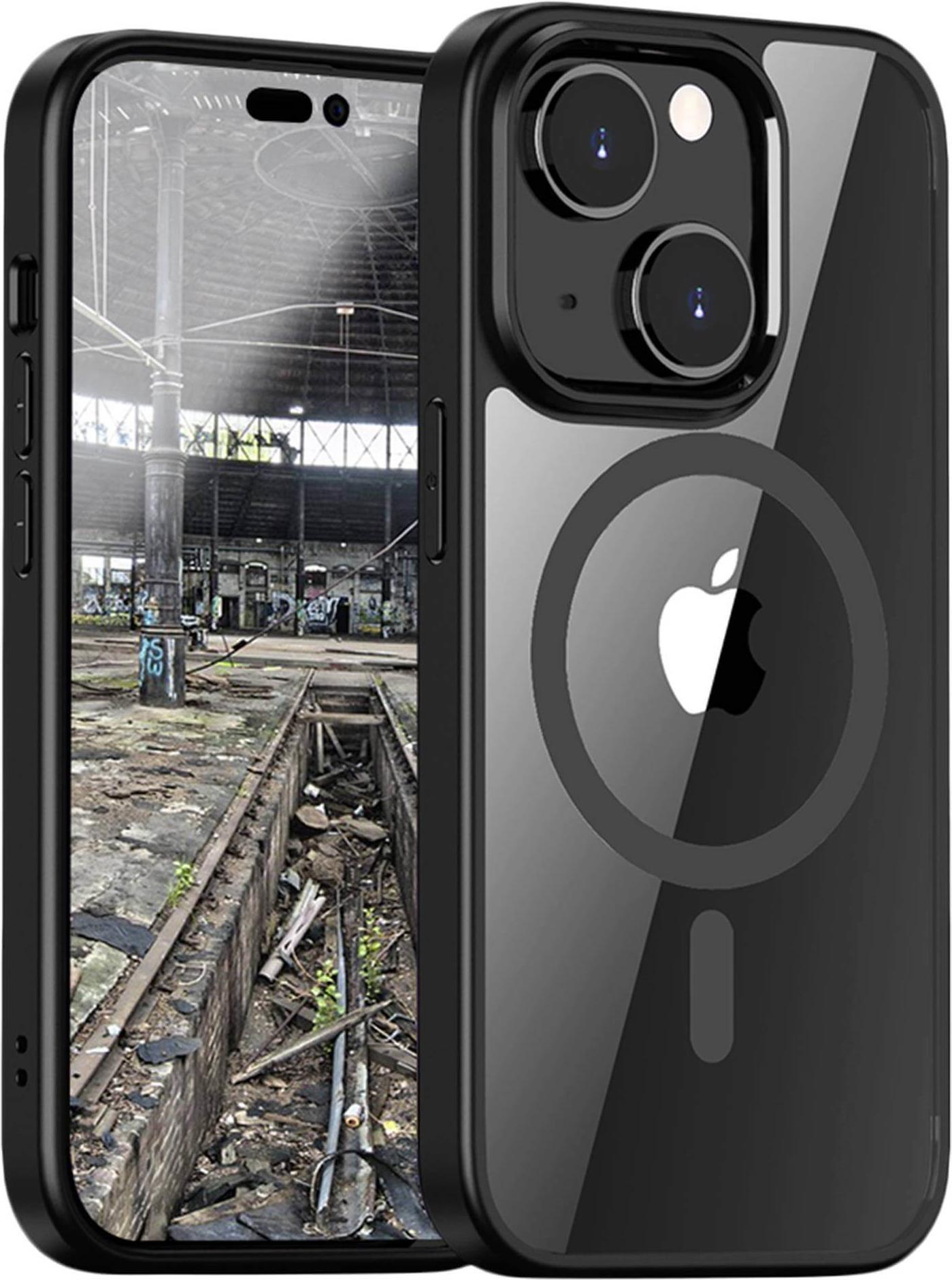 JT Berlin BackCase Pankow Hybrid MagSafe - Apple iPhone 13 - schwarz/transparent - 10923 (10923)