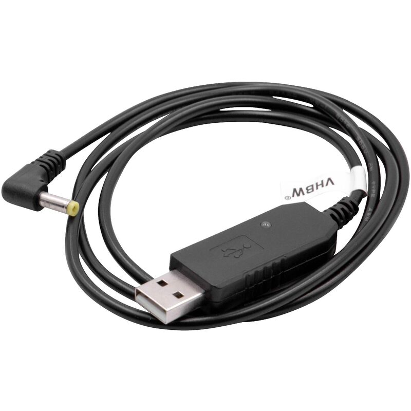 Ladegerät kompatibel mit Baofeng BL-5L 3800mAh Funkgerät-Akkus - USB-Ladekabel, 93 cm, mit Kontrolleuchte - Vhbw