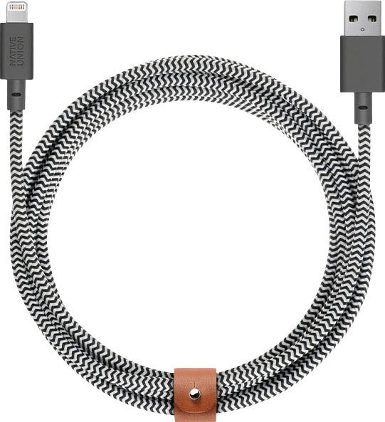 NATIVE UNION Gürtelkabel XL (USB-A auf Lightning) Smartphone-Kabel, Lightning, USB Typ A (300 cm)