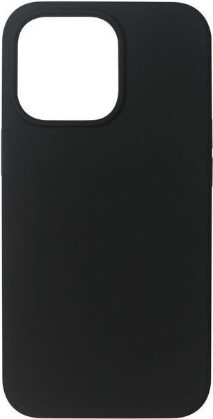 eSTUFF - Hintere Abdeckung für Mobiltelefon - Silikon - Schwarz - für Apple iPhone 13 Pro
