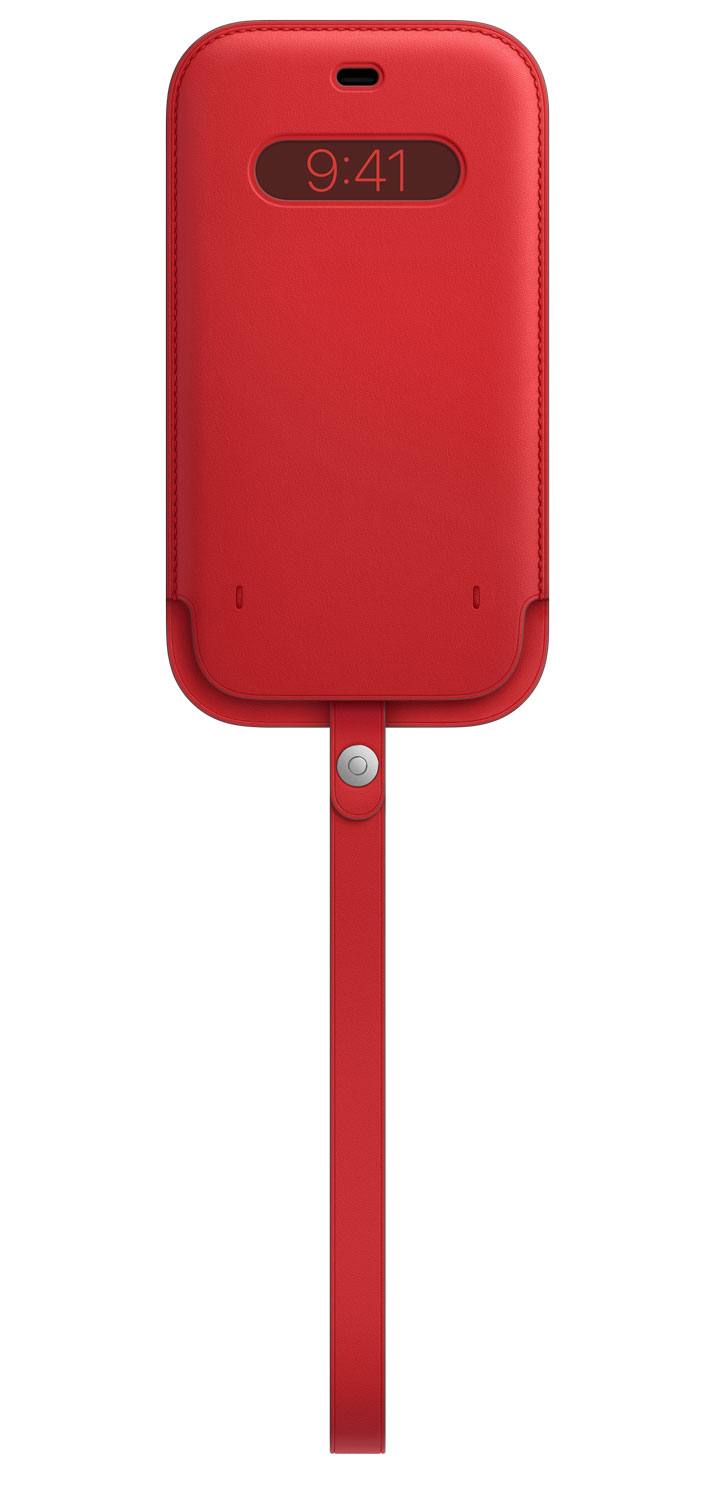 Apple with MagSafe (PRODUCT) RED - Schutzhülle für Mobiltelefon - Leder - Rot - für iPhone 12 Pro Max (MHYJ3ZM/A)