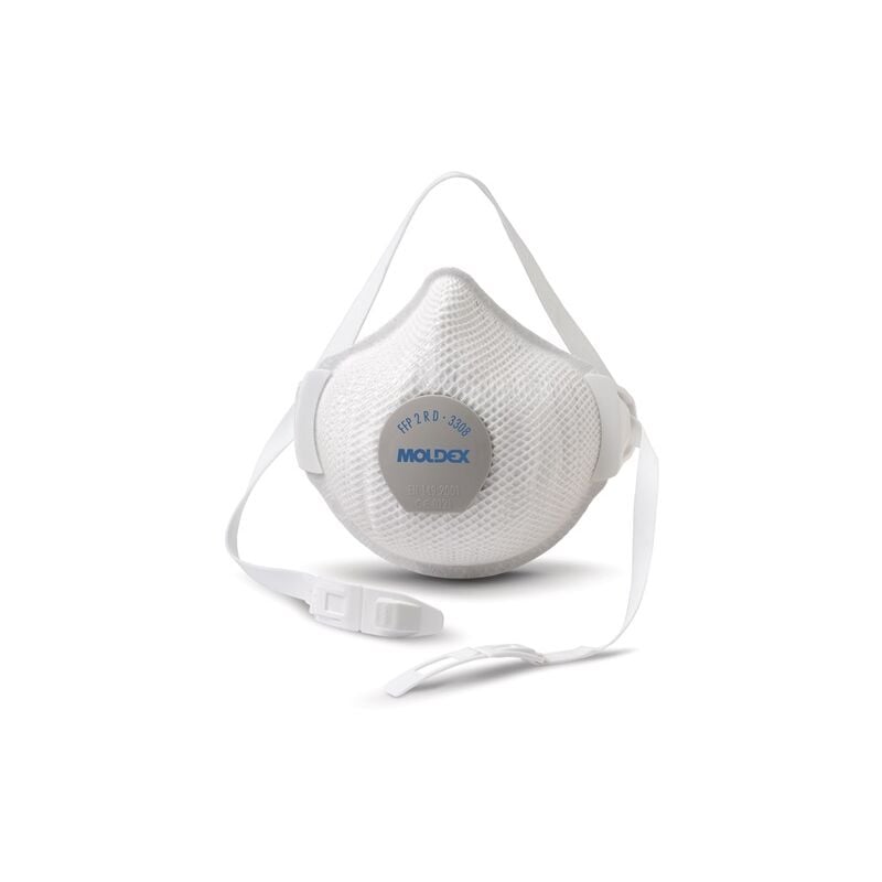 Moldex – Atemschutzmaske 3308 – FFP2 r d mit Dichtlippe und Klimaventil – Air Plus
