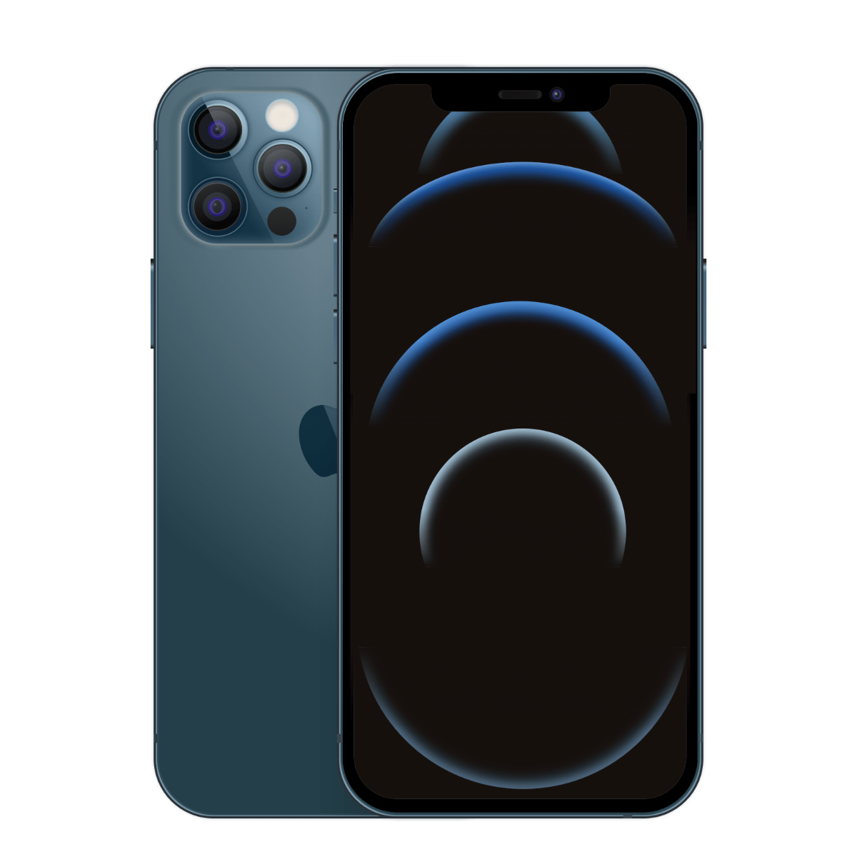 Apple iPhone 12 Pro 128 GB – Pazifikblau (Zustand: Neuwertig)