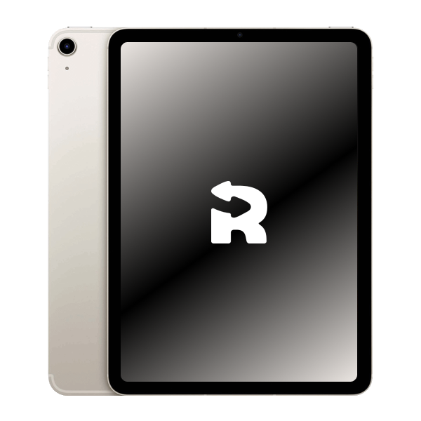 Refurbished iPad Air 256GB WiFi + 5G Starlight Weiß (2022) B-grade