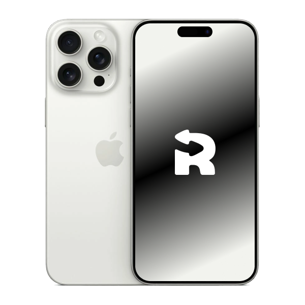 Refurbished iPhone 15 Pro Max 1TB Titan Weiß A-grade