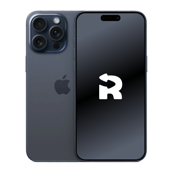Refurbished iPhone 15 Pro Max 1TB Titan Blau A-grade