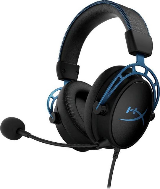 HyperX Cloud Alpha S Gaming-Headset (Mikrofon abnehmbar, Noise-Cancelling)