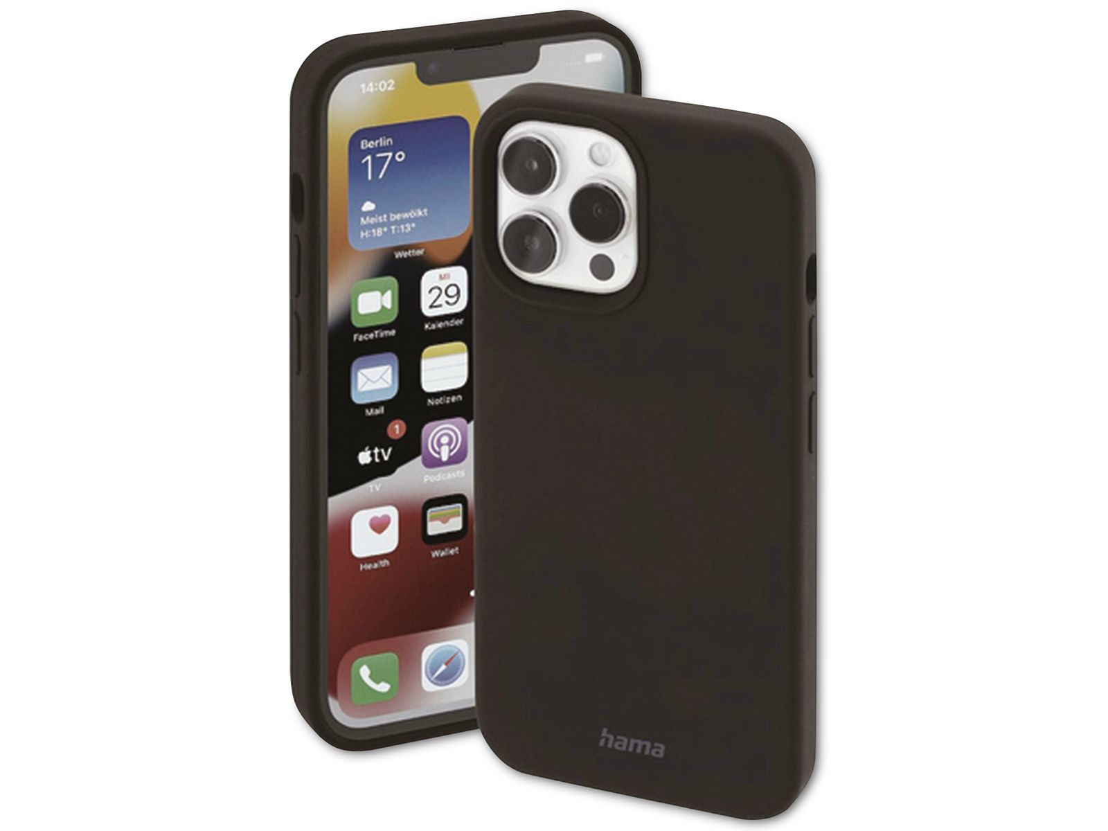 HAMA Smartphone-Hülle für iPhone 14 Pro MagCase, schwarz