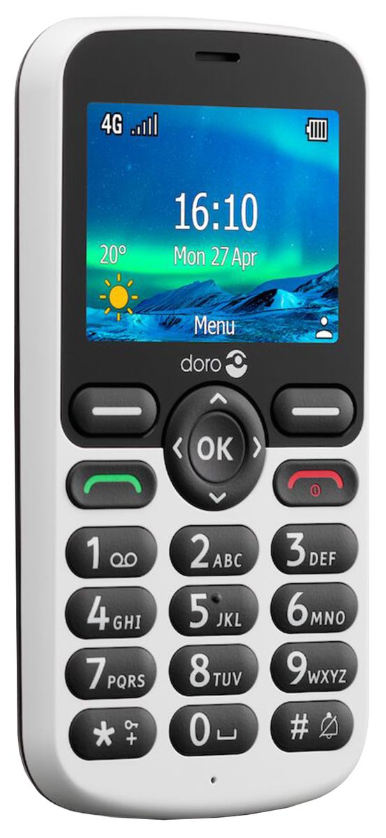 DORO Handy 5860 schwarz-weiß