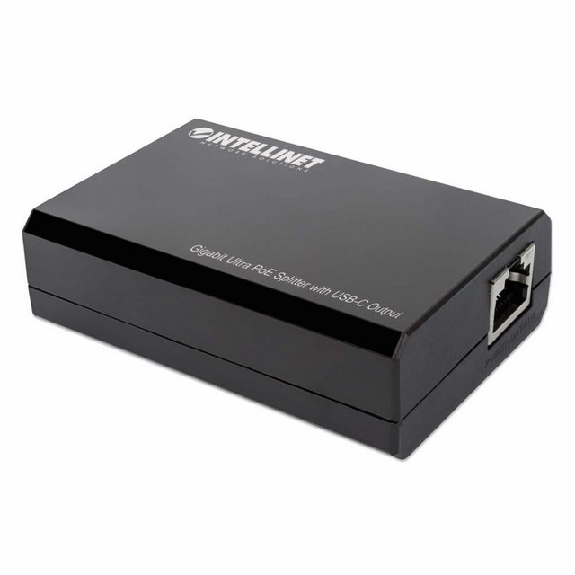 Intellinet INTELLINET Gigabit Ultra PoE-Splitter mit USB-C-Ausgang 45W Netzwerk-Switch