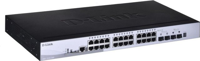 D-Link D-LINK 28-Port Smart Managed PoE Gigabit Stack Switch 2x 10Gdlink, gree Netzwerk-Switch