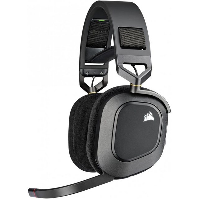 Corsair HS80 RGB Wireless – Headset – carbon Gaming-Headset