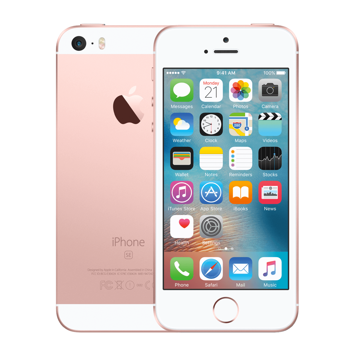 Refurbished iPhone SE 64GB Roségold (2016) A-grade