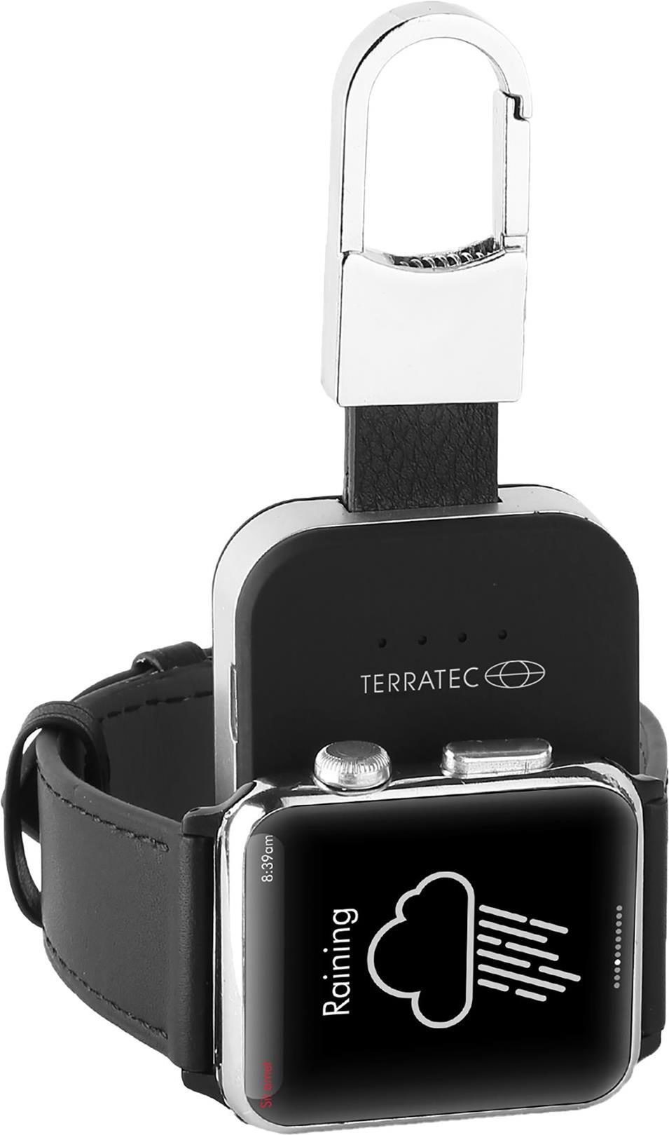 TERRATEC Charge AIR Key – Induktives Ladepad / Powerbank – 950 mAh – 2 Watt – für Apple Watch
