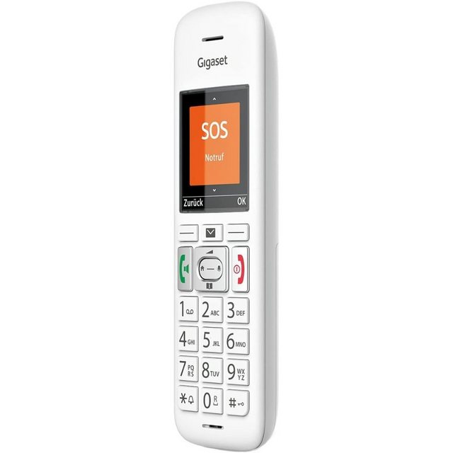 Gigaset Gigaset E370 E370HX Weiß Schnurloses DECT-Telefon
