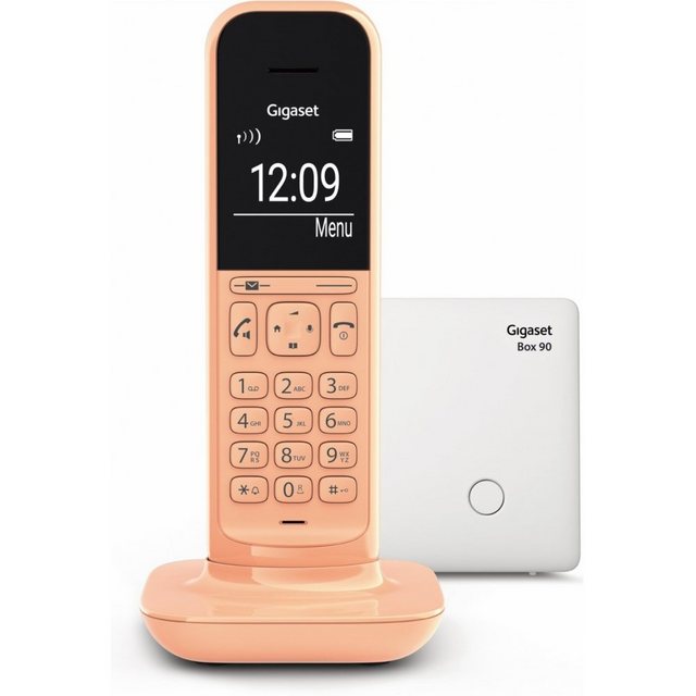 Gigaset CL390 – Telefon – cantaloupe Schnurloses DECT-Telefon