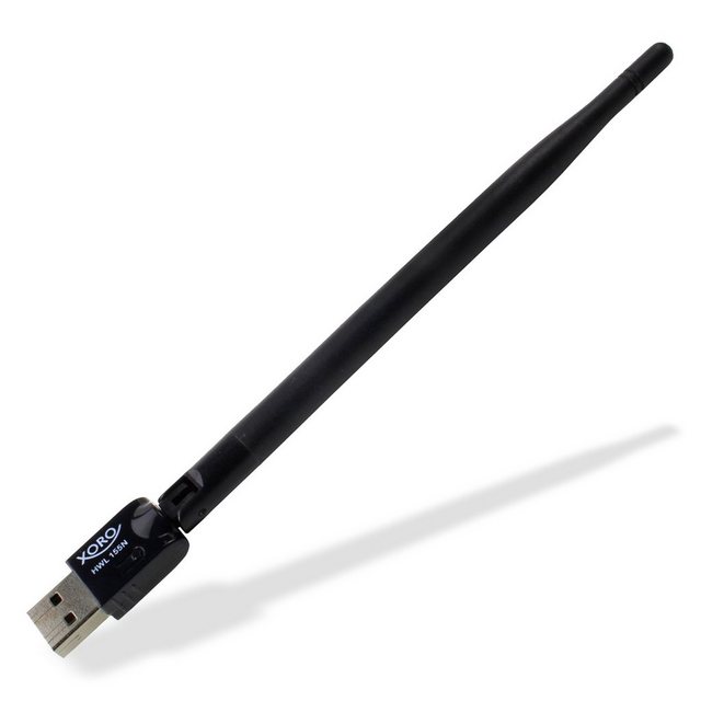 Xoro WLAN USB Antenne XORO HWL 155N, für PC, Win, Linux, Raspberry Pi, 5dBi WLAN-Antenne
