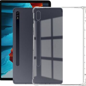eSTUFF - Hintere Abdeckung für Tablet - Thermoplastisches Polyurethan (TPU) - klar - für Samsung Galaxy Tab S7+