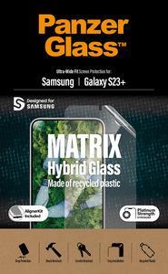 PanzerGlass  Displayschutz Samsung Galaxy S23+ - Ultra-Wide Fit m. AlignerKit - Samsung - Samsung - Galaxy S23+ - Trockene Anwendung - Kratzresistent - Schockresistent - Antibakteriell - Transparent - 1 Stück(e) (7319)