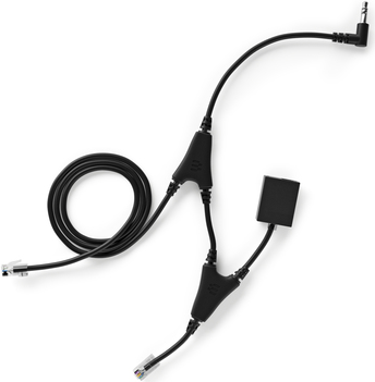 EPOS CEHS-AL 01 – Elektronischer Hook-Switch Adapter für Headset, VoIP-Telefon – für IMPACT D 10, IMPACT DW Office USB, Office USB ML, Pro2, IMPACT SD PRO 1, IMPACT SDW 50XX (1000745)