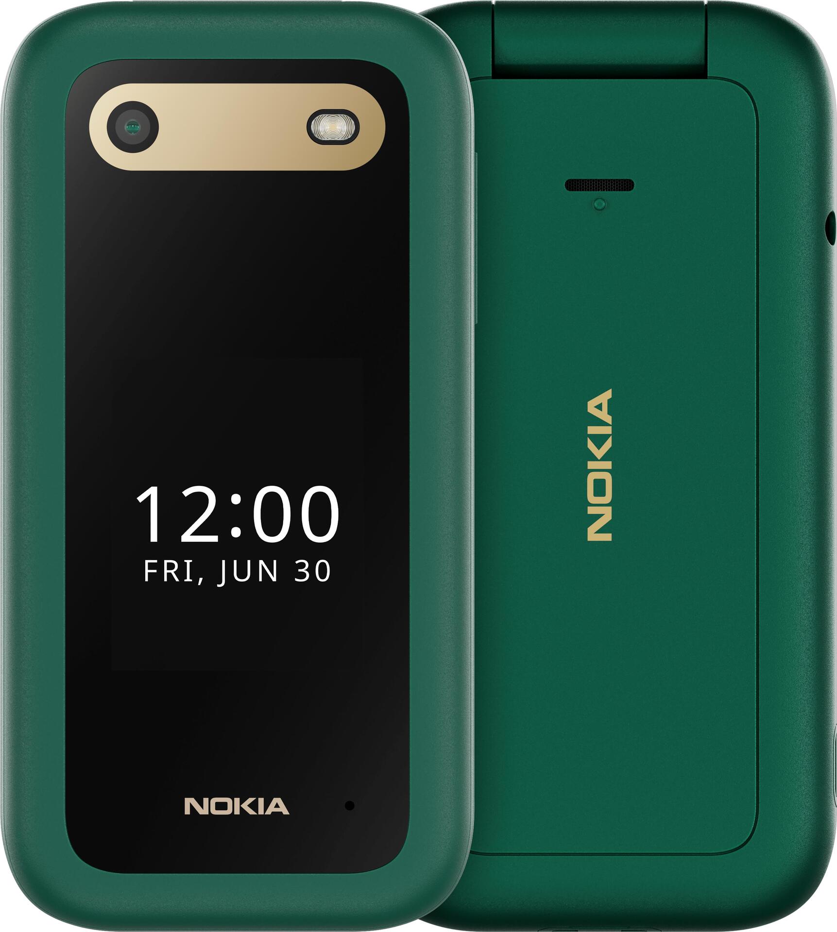Nokia 2660 Flip 4G 7,11 cm (2.8) 123 g Grün Einsteigertelefon (1GF011NPJ1A05)