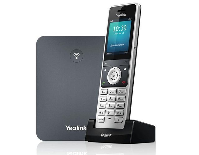 Yealink YEALINK DECT Telefon W76P (Basis W70B und W56H) Festnetztelefon