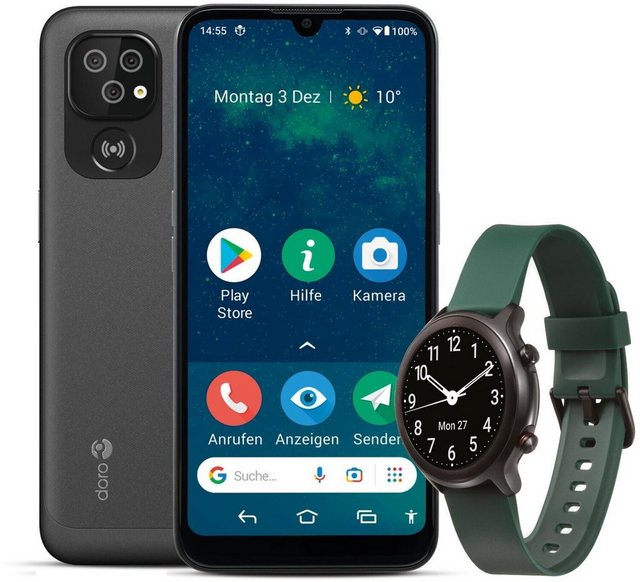 Doro 8100 + Watch Bundle Smartphone (SOS Taste) Smartphone