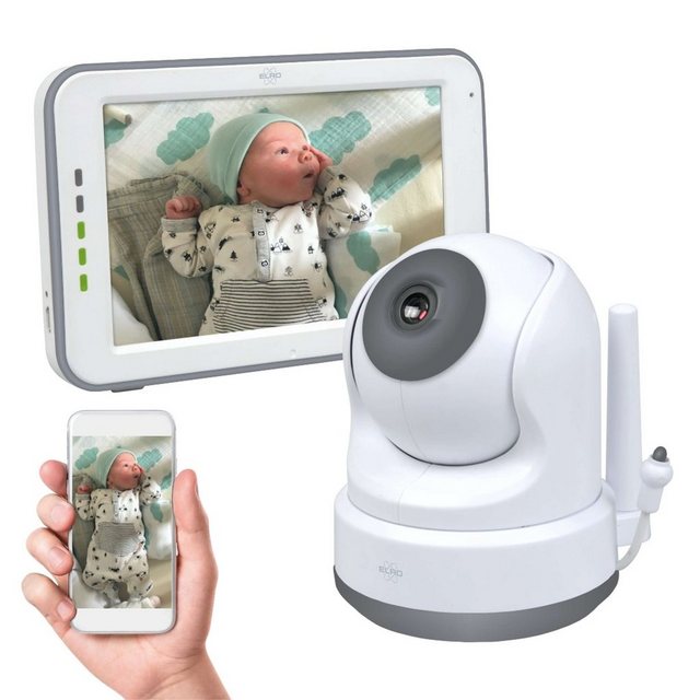Elro Video-Babyphone BC3000, Royaler HD XL Monitor, App, VOX und Gegensprechfunktion
