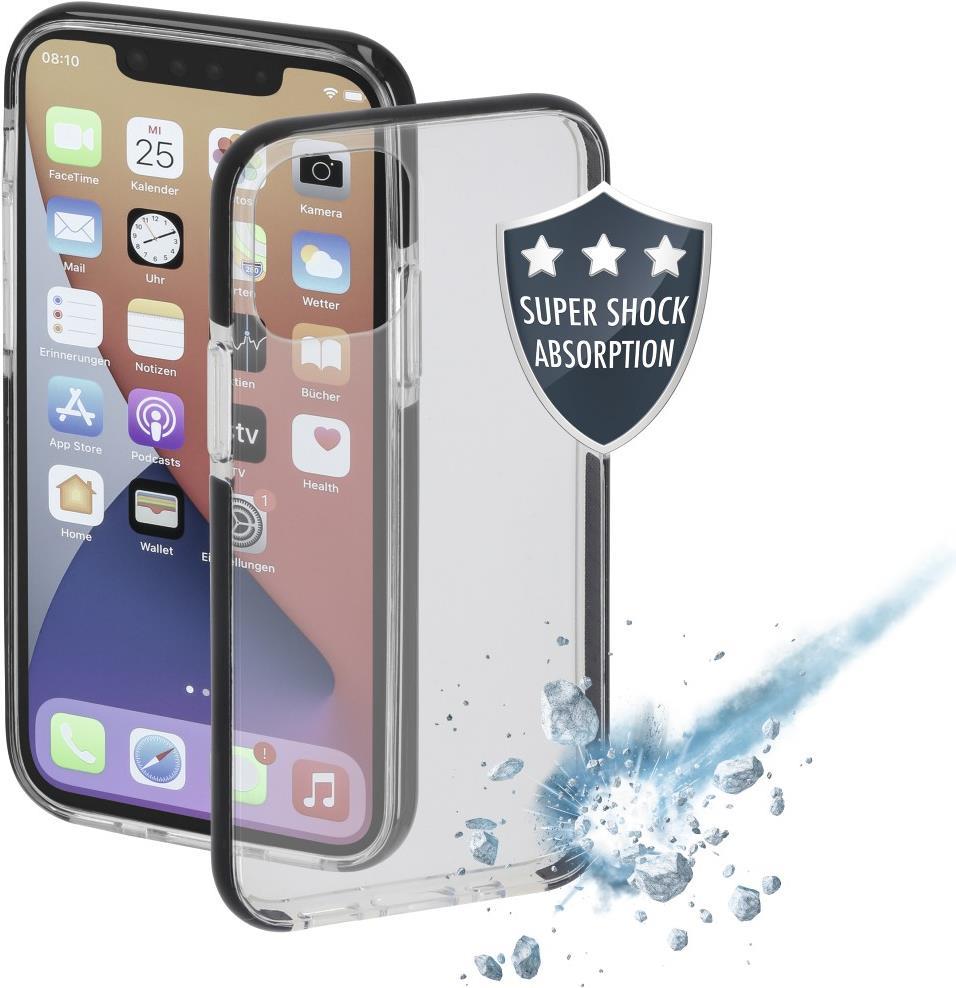 Hama Prime Line Protector - Hintere Abdeckung für Mobiltelefon - Thermoplastisches Polyurethan (TPU) - Schwarz, durchsichtig - für Apple iPhone 13 mini (00196944)