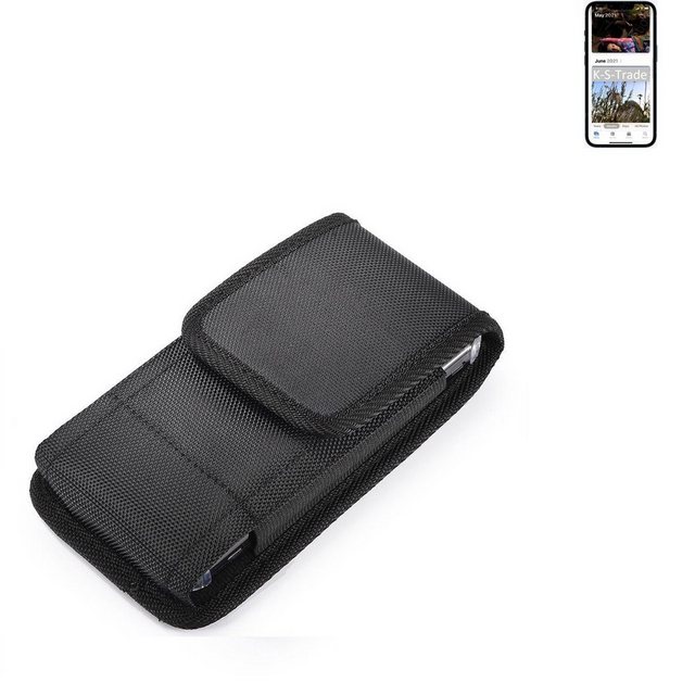 K-S-Trade Kameratasche für Apple iPhone 13 Pro, Holster Gürteltasche Holster Gürtel Tasche wasserabweisend Handy