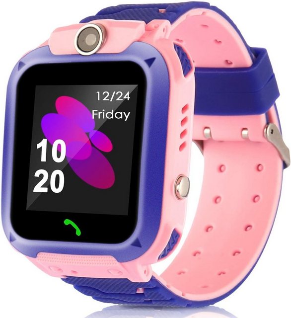 LiveGo Smartwatch (1,96 Zoll, Smartphone), für Kinder, Wasserdicht, Sicher,mit GPS-Tracker, Anrufe, SOS-Kamera