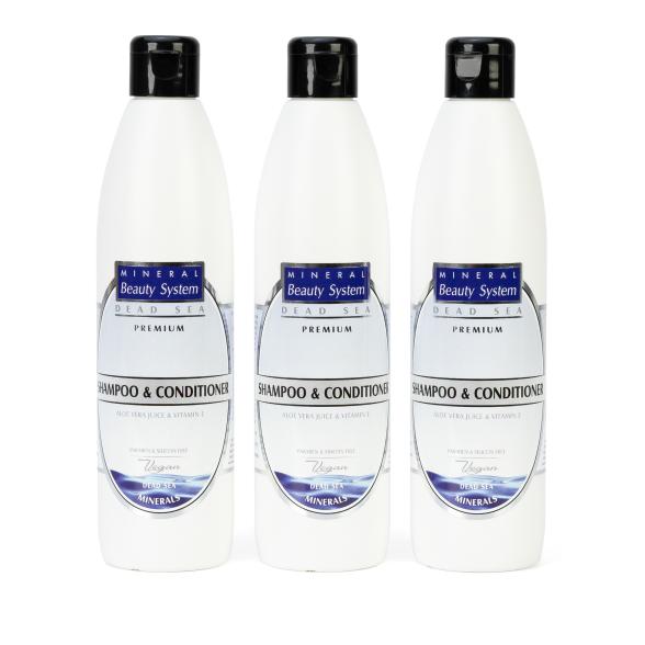 MBS 3x300 ml 2in1 Shampoo Conditioner