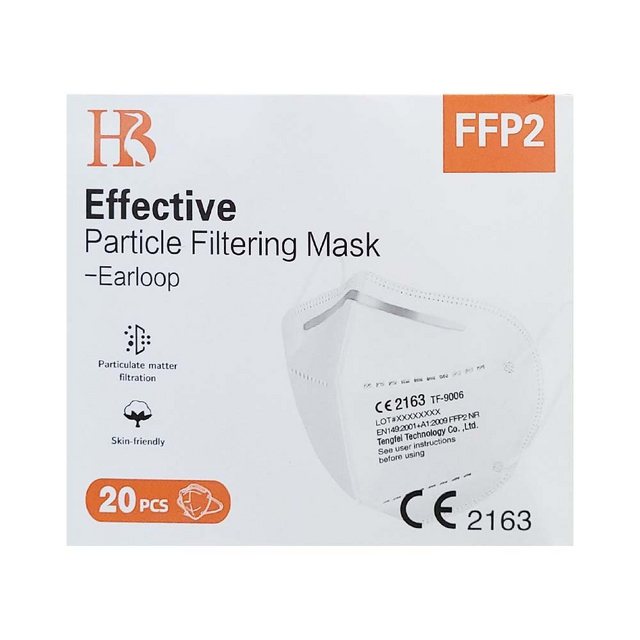 Tengfei Technology Co., Ltd. Gesichtsmaske FFP2 Maske Tengfei TF-9006 CE 2163 – 20 Stk.