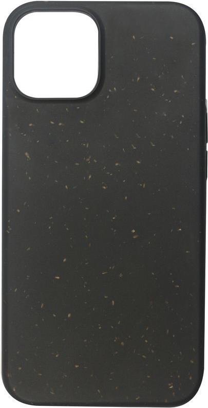 eSTUFF – Hintere Abdeckung für Mobiltelefon – Biopolymer auf Pflanzenbasis, 100 % biologisch abbaubares Material – Schwarz – für Apple iPhone 13 Pro