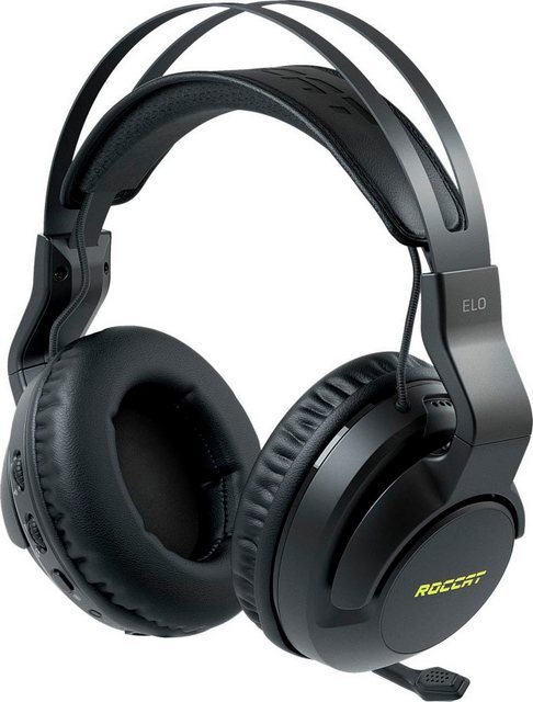 ROCCAT Elo 7.1 Air – Kabelloses Surround-Sound RGB PC Gaming Headset Gaming-Headset (Mikrofon abnehmbar, Rauschunterdrückung)
