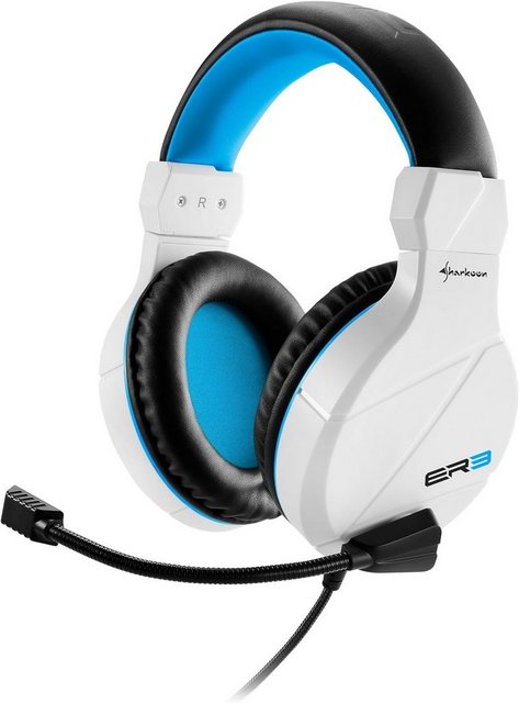 Sharkoon Rush ER3 Gaming-Headset (Kompaktes, zusammenklappbares Design, Kristallklarer Klang und bequemer Tragekomfort)