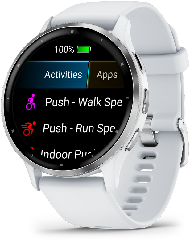 Garmin Venu 3 Smartwatch steinweiss/silber – Smart Watch (010-02784-00)