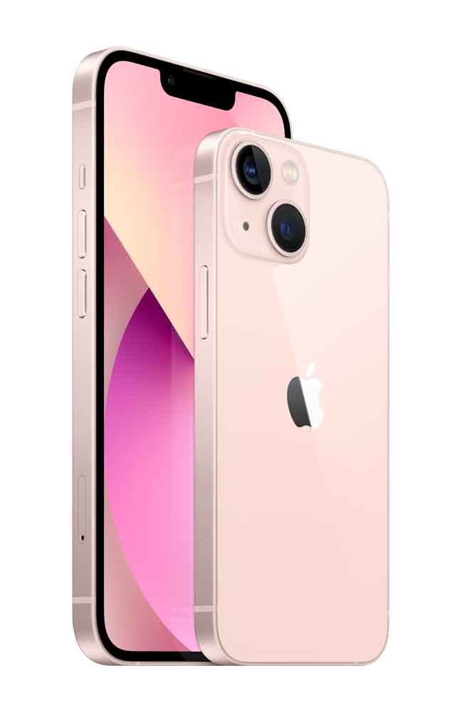 Apple iPhone 13 15,5 cm (6.1 ) Dual-SIM iOS 15 5G 128 GB Pink (MLPH3ZD/A)