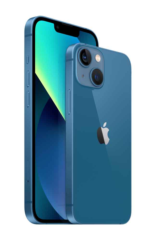 Apple iPhone 13 mini - Smartphone - Dual-SIM - 5G NR - 128GB - 5.4 - 2340 x 1080 Pixel (476 ppi (Pixel pro )) - Super Retina XDR Display - 2 x Rückkamera 12 MP Frontkamera - Blau (MLK43ZD/A)