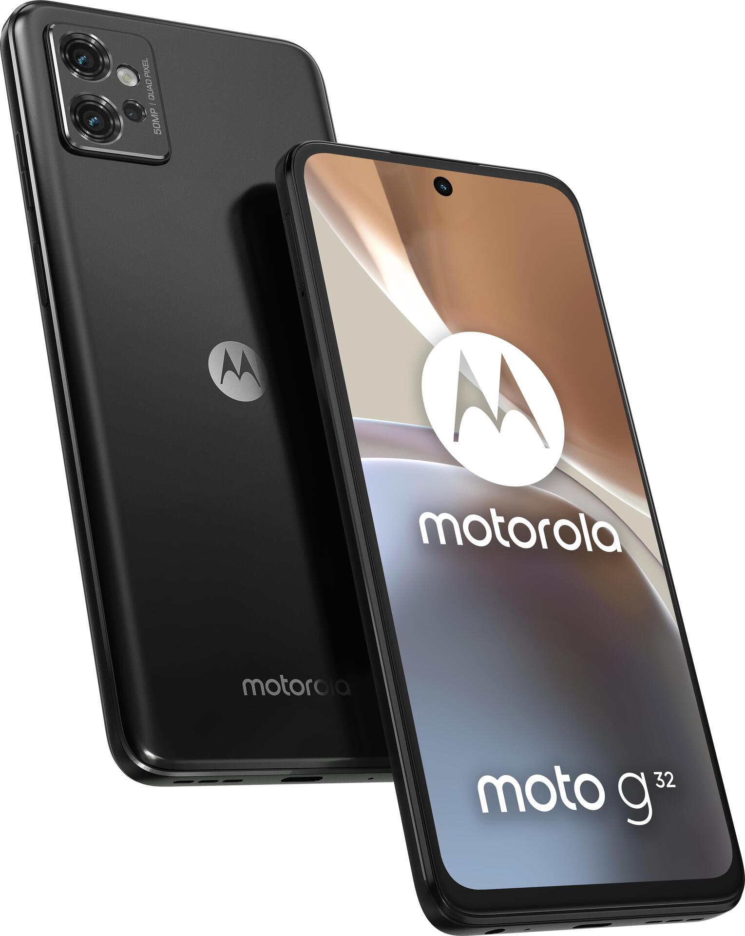 Motorola moto g32 . Bildschirmdiagonale: 16,5 cm (6.5), Display-Auflösung: 2400 x 1080 Pixel, Display-Typ: LCD. Prozessorfamilie: Qualcomm Snapdragon, Prozessor: 680. RAM-Kapazität: 8 GB, Interne Speicherkapazität: 256 GB. Auflösung Rückkamera (numerisch): 50 MP, Rückkamera-Typ: Dreifach-Kamera. SIM-Kartensteckplätze: Dual-SIM. Installiertes Betriebssystem: Android 12. Akku-/Batteriekapazität: 5000 mAh. Produktfarbe: Grau. Gewicht: 184 g (PAUU0041SE)