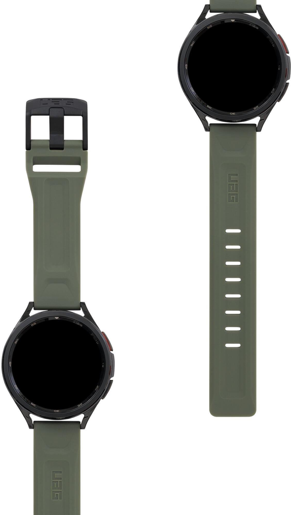 Urban Armor Gear Universal Scout – Band – Smartwatch – Grün – Samsung – Designed to fit Galaxy Watch6 40mm and 44mm – Galaxy Watch6 Classic 43mm and 47mm – Galaxy Watch5… – Silikon (294404117245)