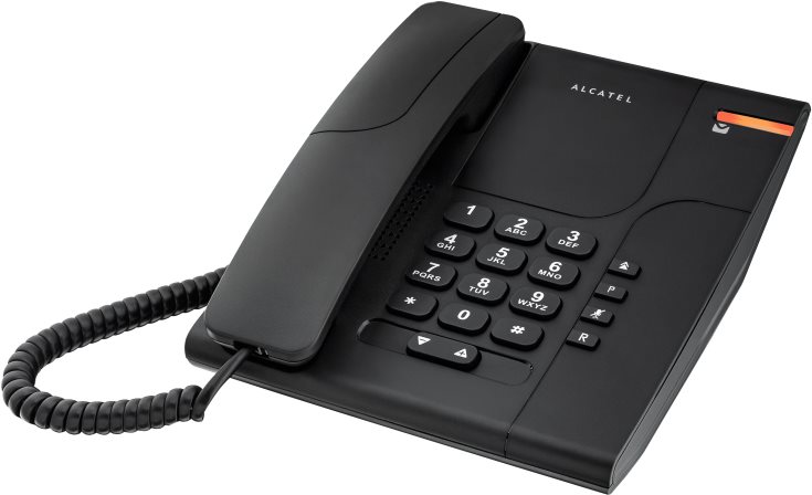 ATLINKS Alcatel Temporis 180 – Telefon mit Schnur – Schwarz (ATL1407501)