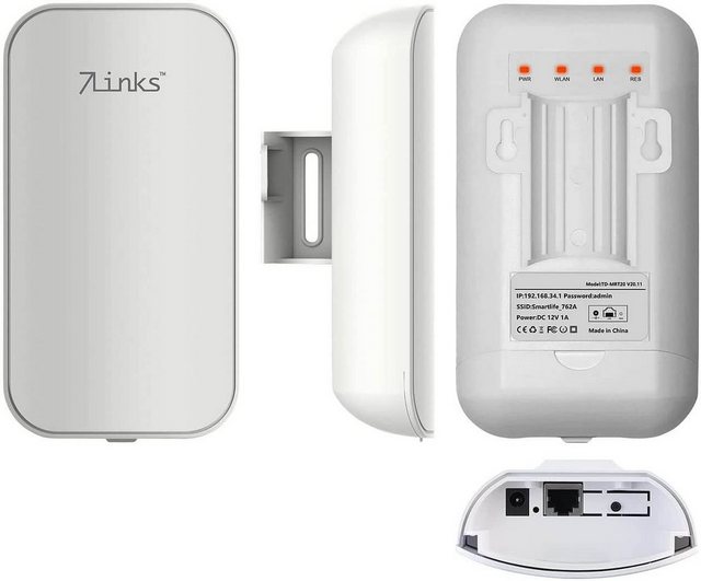 7Links WLR-1230 WLAN-Repeater Outdoor Garten Empfang Wireless LAN WLAN WLAN-Repeater