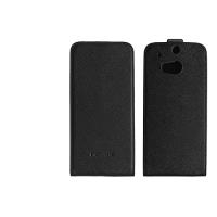Nevox RELINO – Flip-Hülle für Mobiltelefon – PU-Kunstleder – Grau, Schwarz – für HTC One (M8)